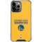 NBA Golden State Warriors Standard - Yellow iPhone 14 Pro Max Clear Case