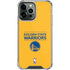 NBA Golden State Warriors Standard - Yellow iPhone 14 Pro Max Clear Case