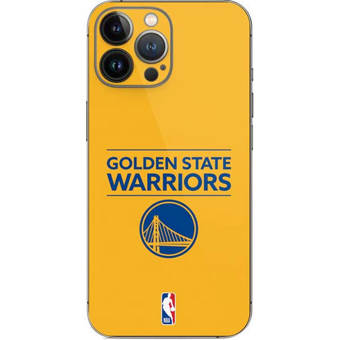 NBA Golden State Warriors Standard - Yellow iPhone 14 Pro Max Skin