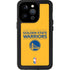 NBA Golden State Warriors Standard - Yellow iPhone 14 Pro Waterproof Case