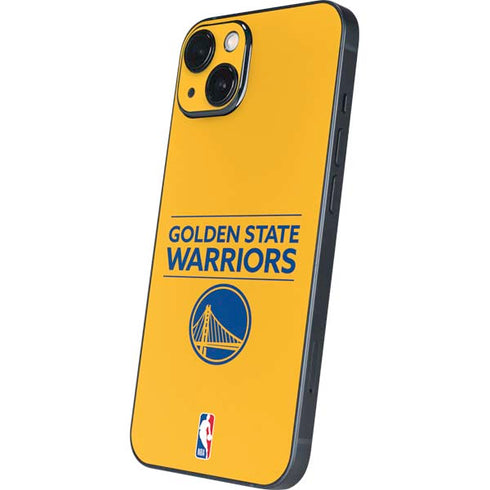 NBA Golden State Warriors Standard - Yellow iPhone 14 Skin