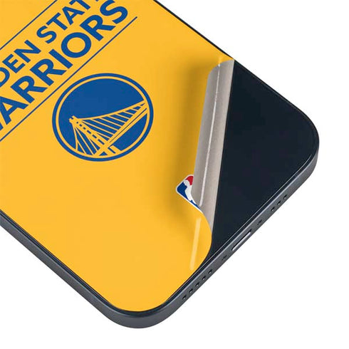 NBA Golden State Warriors Standard - Yellow iPhone 14 Skin