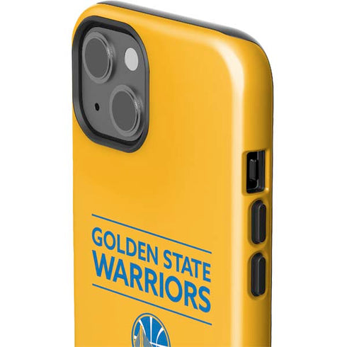 NBA Golden State Warriors Standard - Yellow iPhone 15 Impact Case