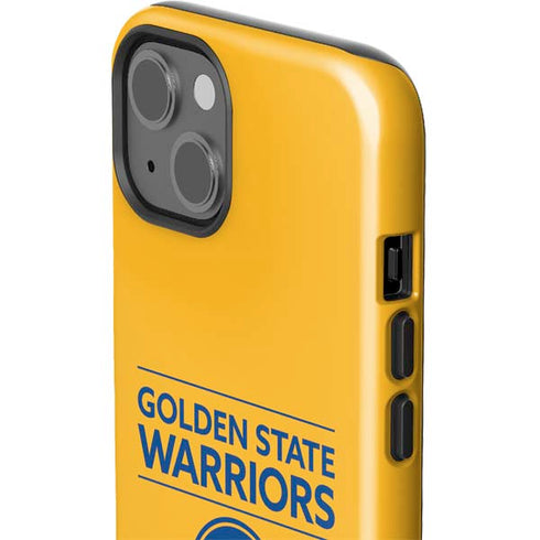 NBA Golden State Warriors Standard - Yellow iPhone 15 Impact Case