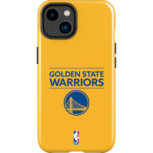 NBA Golden State Warriors Standard - Yellow iPhone 15 Impact Case