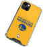 NBA Golden State Warriors Standard - Yellow iPhone 15 Plus Clear Case
