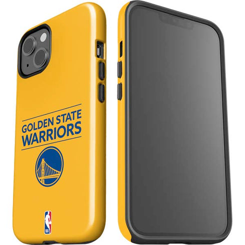 NBA Golden State Warriors Standard - Yellow iPhone 15 Plus Impact Case