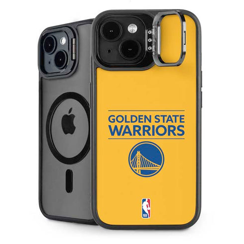 NBA Golden State Warriors Standard - Yellow iPhone 15 Plus Kickstand Case