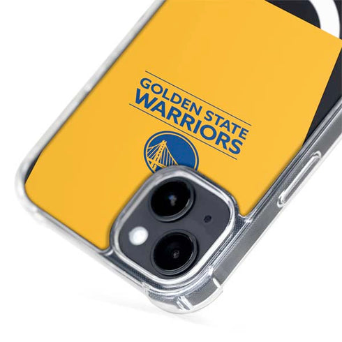 NBA Golden State Warriors Standard - Yellow iPhone 15 Plus MagSafe Case
