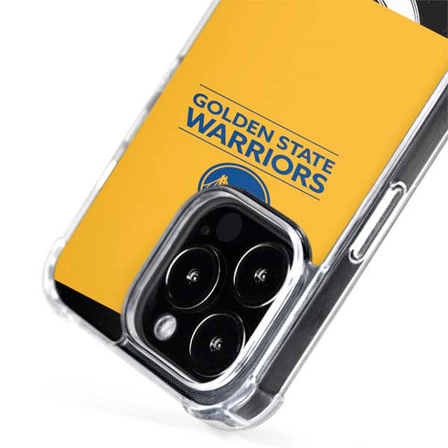 NBA Golden State Warriors Standard - Yellow iPhone 15 Pro MagSafe Case