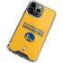 NBA Golden State Warriors Standard - Yellow iPhone 15 Pro Max Clear Case