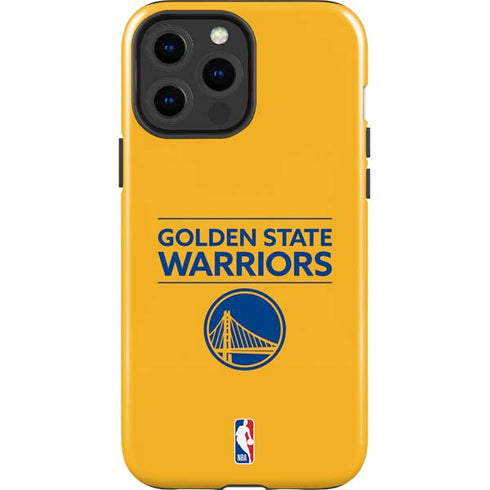 NBA Golden State Warriors Standard - Yellow iPhone 15 Pro Max Impact Case