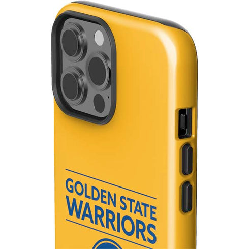 NBA Golden State Warriors Standard - Yellow iPhone 15 Pro Max Impact Case