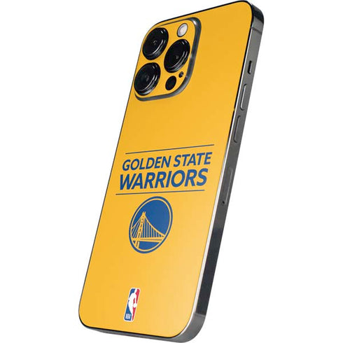 NBA Golden State Warriors Standard - Yellow iPhone 15 Pro Skin
