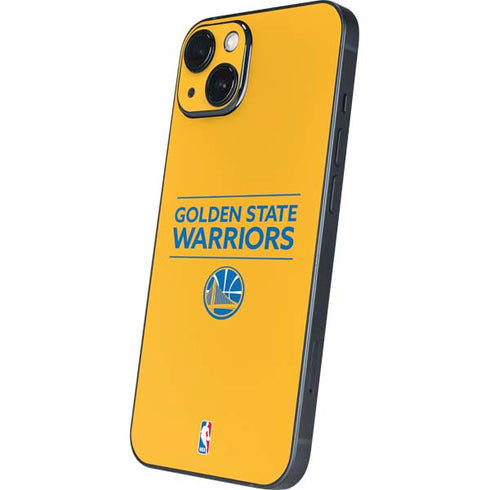 NBA Golden State Warriors Standard - Yellow iPhone 15 Skin