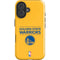NBA Golden State Warriors Standard - Yellow iPhone 16 Plus Impact Case