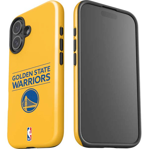 NBA Golden State Warriors Standard - Yellow iPhone 16 Plus Impact Case