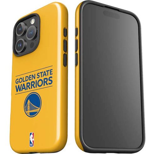 NBA Golden State Warriors Standard - Yellow iPhone 16 Pro Impact Case