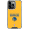 NBA Golden State Warriors Standard - Yellow iPhone 16 Pro Max Clear Case
