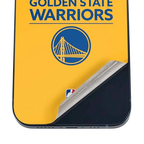 NBA Golden State Warriors Standard - Yellow iPhone 16 Skin