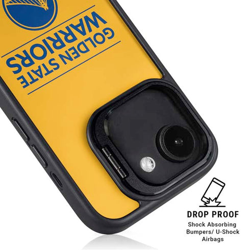 NBA Golden State Warriors Standard - Yellow iPhone 16e Kickstand Case