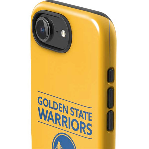 NBA Golden State Warriors Standard - Yellow iPhone 16e Impact Case