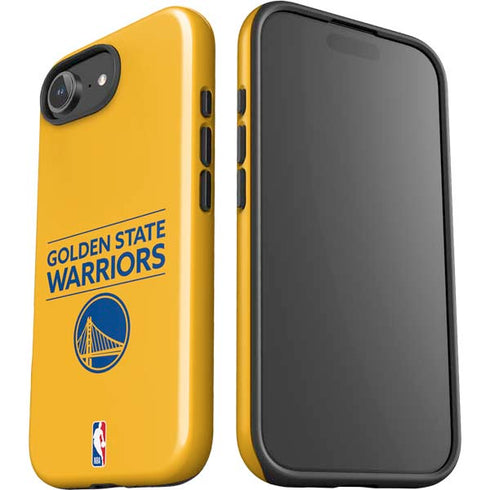 NBA Golden State Warriors Standard - Yellow iPhone 16e Impact Case