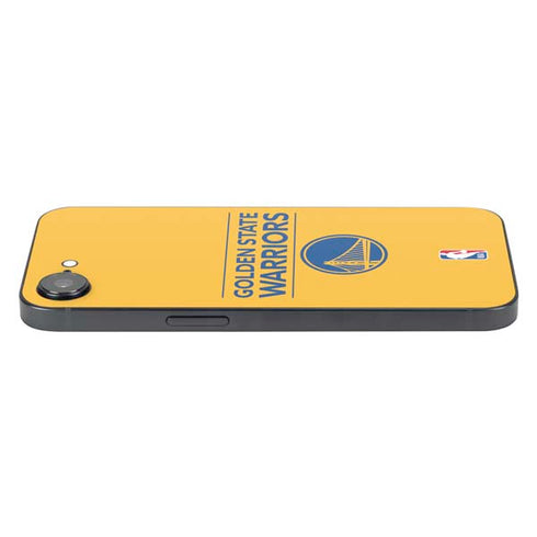 NBA Golden State Warriors Standard - Yellow iPhone 16e Skin