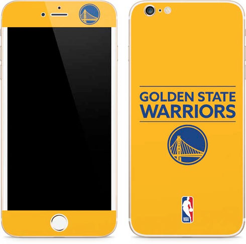 NBA Golden State Warriors Standard - Yellow iPhone 6/6s Plus Skin