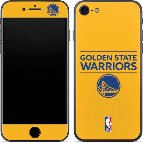 NBA Golden State Warriors Standard - Yellow iPhone 7 Skin