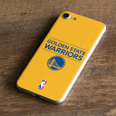 NBA Golden State Warriors Standard - Yellow iPhone 7 Skin