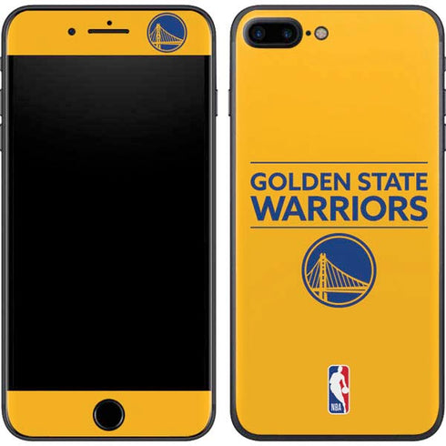 NBA Golden State Warriors Standard - Yellow iPhone 8 Plus Skin