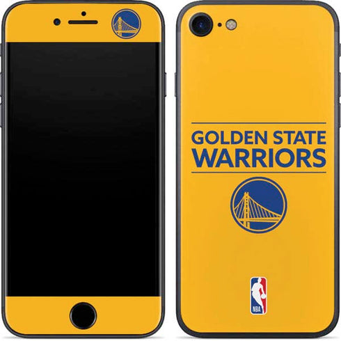 NBA Golden State Warriors Standard - Yellow iPhone 8 Skin