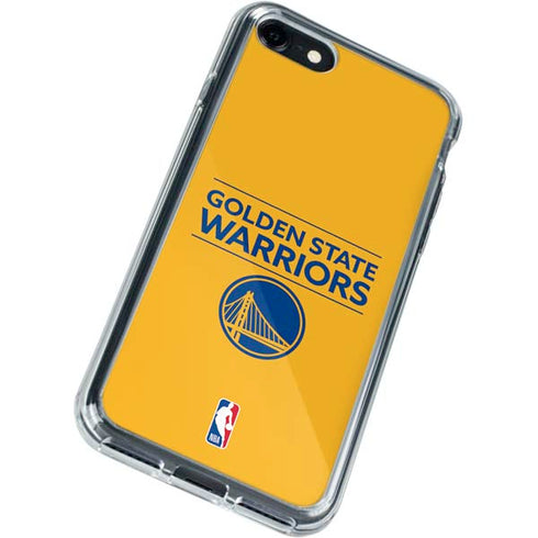 NBA Golden State Warriors Standard - Yellow iPhone SE (2nd & 3rd Gen) Clear Case