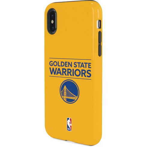 NBA Golden State Warriors Standard - Yellow iPhone X Pro Case