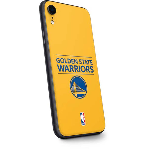 NBA Golden State Warriors Standard - Yellow iPhone XR Skin