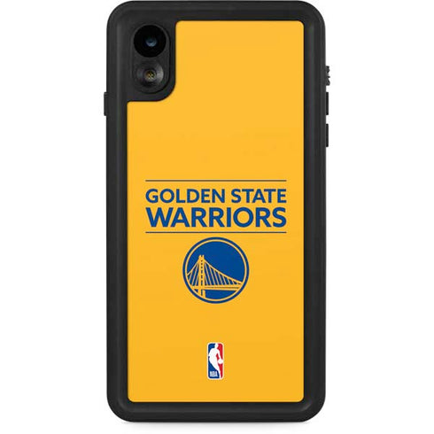 NBA Golden State Warriors Standard - Yellow iPhone XR Waterproof Case