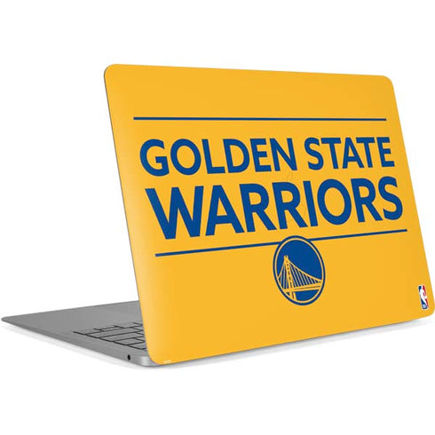 NBA Golden State Warriors Standard - Yellow Apple MacBook Air Skin