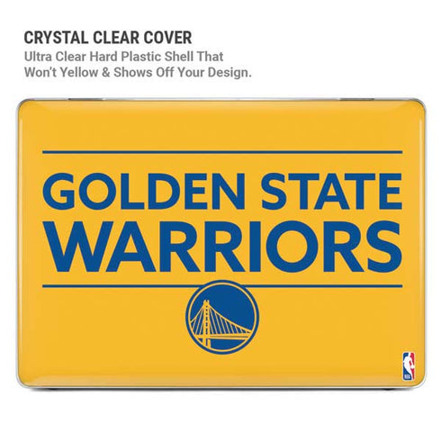 NBA Golden State Warriors Standard - Yellow MacBook Pro 13in (2020) Case plus Skin