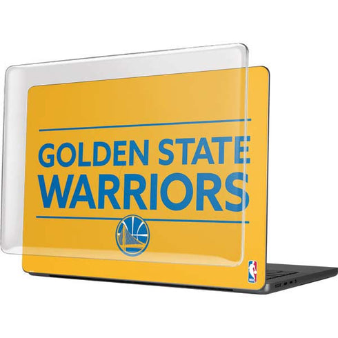 NBA Golden State Warriors Standard - Yellow MacBook Pro 14in (2021-24) Case plus Skin