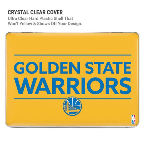 NBA Golden State Warriors Standard - Yellow MacBook Pro 14in (2021-24) Case plus Skin