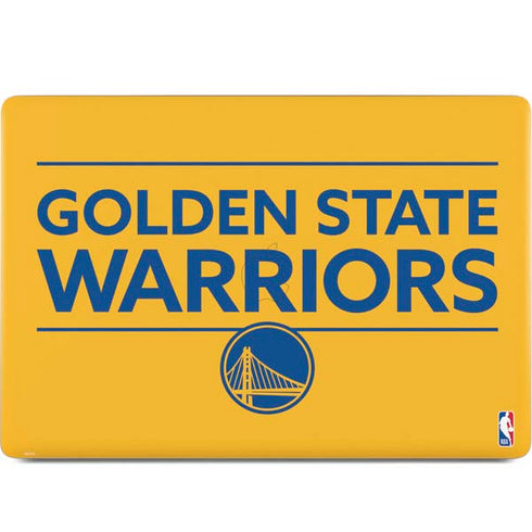 NBA Golden State Warriors Standard - Yellow MacBook Skins