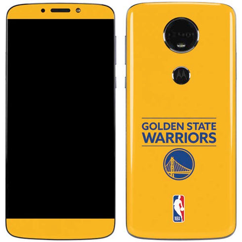 NBA Golden State Warriors Standard - Yellow Moto E5 Plus Skin
