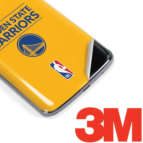 NBA Golden State Warriors Standard - Yellow Moto E5 Plus Skin