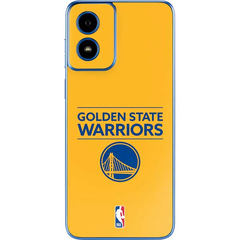 NBA Golden State Warriors Standard - Yellow Moto G Play 4G (2024) Skin