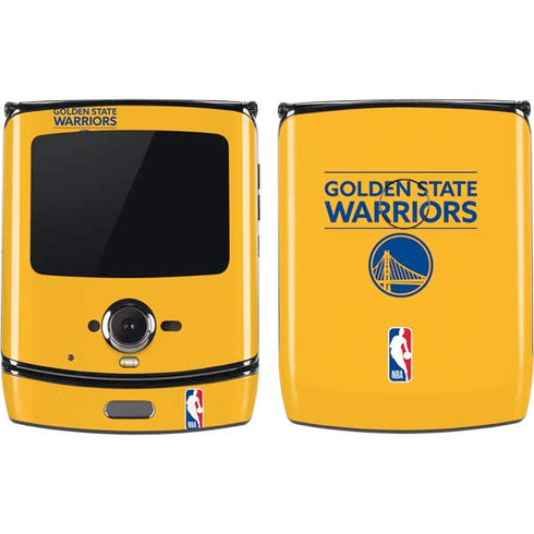 NBA Golden State Warriors Standard - Yellow Motorola RAZR Skin