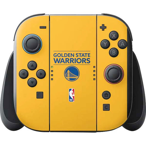 NBA Golden State Warriors Standard - Yellow Nintendo Switch 2 (2025) with Joy-Con Skin