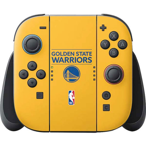 NBA Golden State Warriors Standard - Yellow Nintendo Switch 2 (2025) Joy-Con Controller Skin