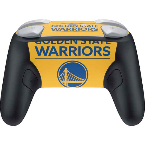 NBA Golden State Warriors Standard - Yellow Nintendo Switch 2 (2025) Pro Controller Skin