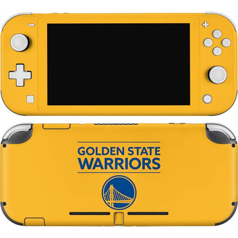 NBA Golden State Warriors Standard - Yellow Nintendo Switch Lite Skin